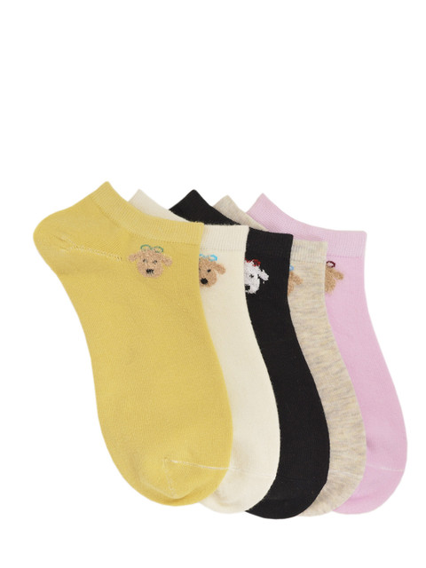 

MARC Women Pack of 5 Ankle Length Socks, Multi