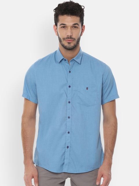 

Louis Philippe Sport Men Blue Slim Fit Solid Casual Shirt