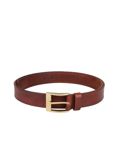 

Aditi Wasan Men Brown Genuine Leather Solid Belt