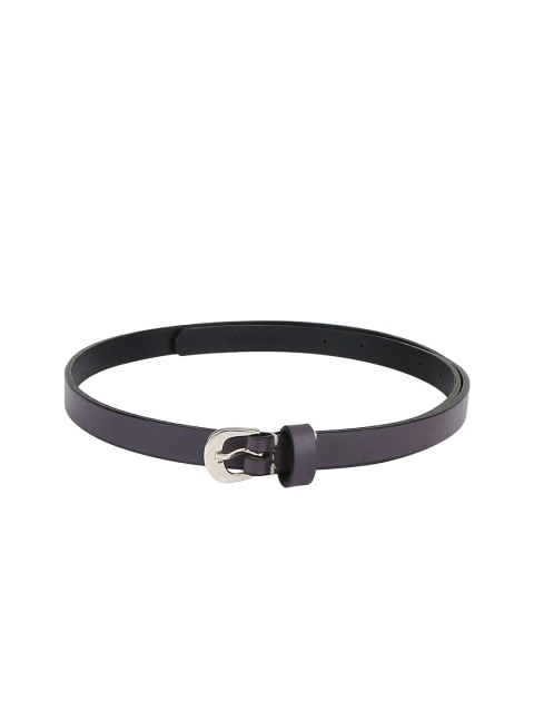 

Aditi Wasan Women Purple Solid Vegan Leather Belt