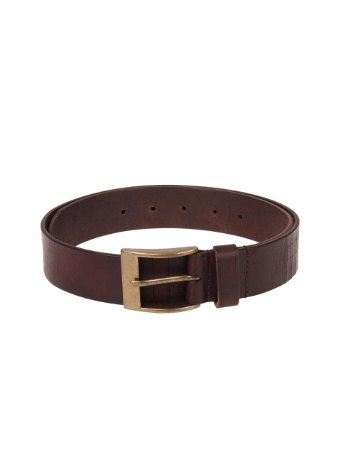 

Aditi Wasan Men Brown Solid Belt