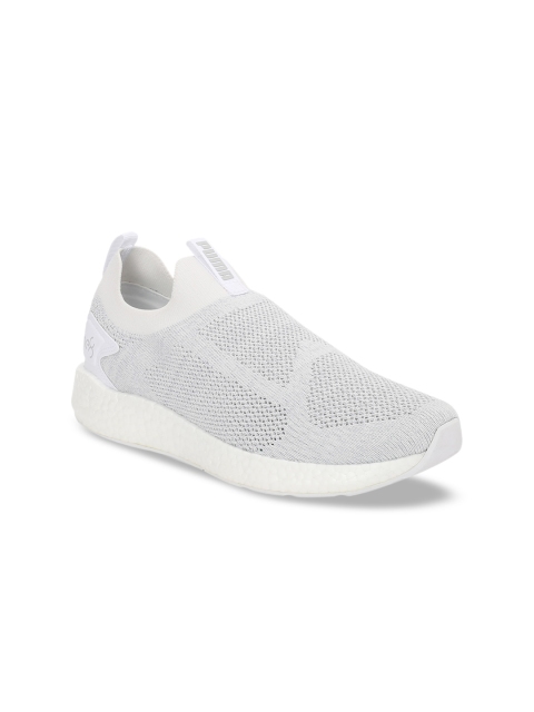 

Puma Unisex White NRGY Neko Slip-On One8 Running Shoes