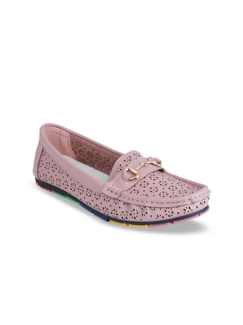 

pelle albero Women Pink Loafers