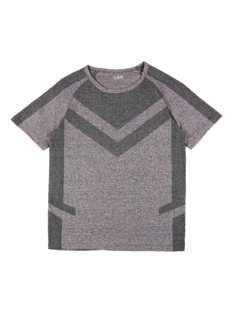 

Ajile by Pantaloons Boys Grey Melange Printed Round Neck T-shirt