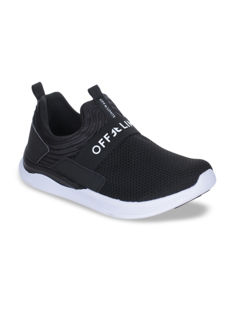 

OFF LIMITS Men Black Textile Walking Shoes