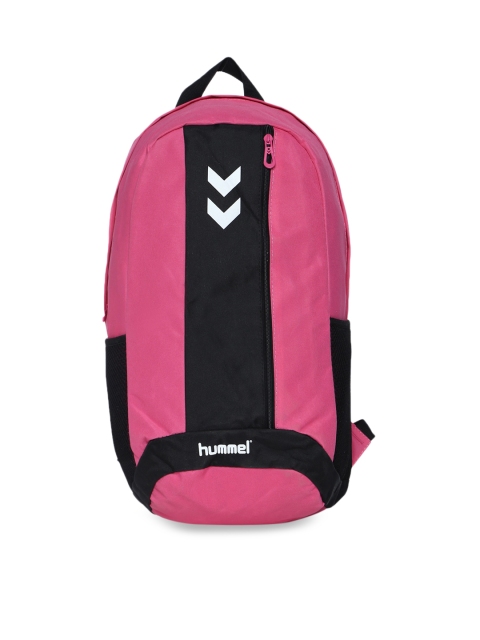 

hummel Unisex Pink Colourblocked Backpack