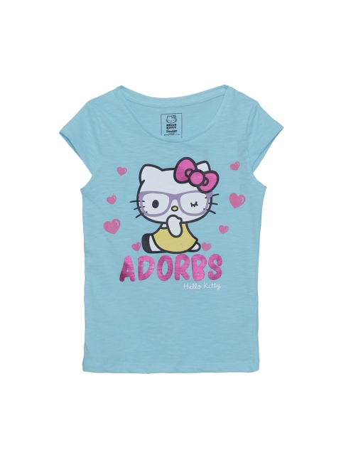 

Hello Kitty featured Blue Tshirt for Girls