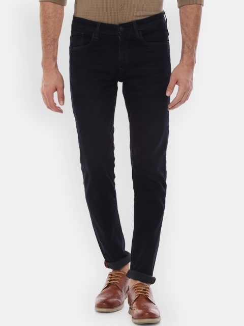 

Solly Jeans Co. Men Navy Blue Skinny Fit Mid-Rise Clean Look Stretchable Jeans