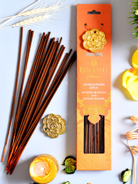 

Archies Love Gifts Orange Sandalwood Spice Scented Incense Stick With Holder