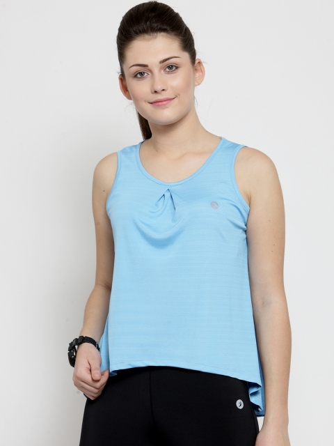 

BUKKUM Women Blue Solid Top