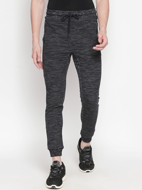 

Ajile by Pantaloons Men Grey Solid Slim-Fit Joggers
