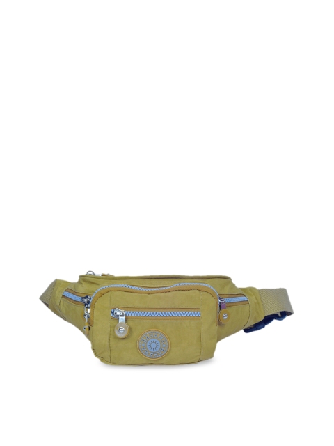 

BAHAMA Unisex Green Solid Waist Pouch