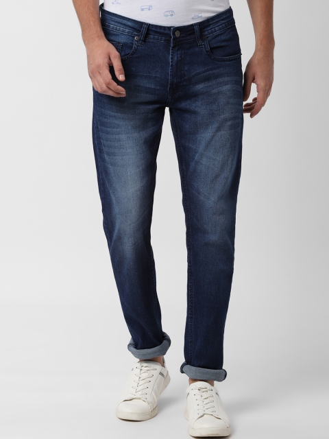 

Peter England Casuals Men Navy Blue Slim Fit Mid-Rise Clean Look Jeans