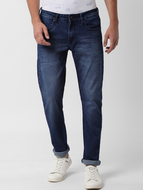 

Peter England Casuals Men Navy Blue Slim Fit Mid-Rise Clean Look Jeans