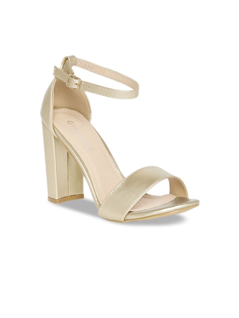 

GIORDANO Women Gold-Toned Solid Heels