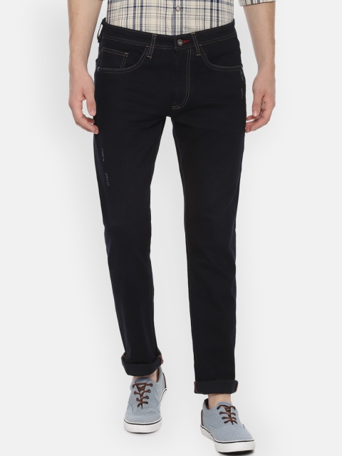

Solly Jeans Co. Men Black Skinny Fit Mid-Rise Clean Look Stretchable Jeans