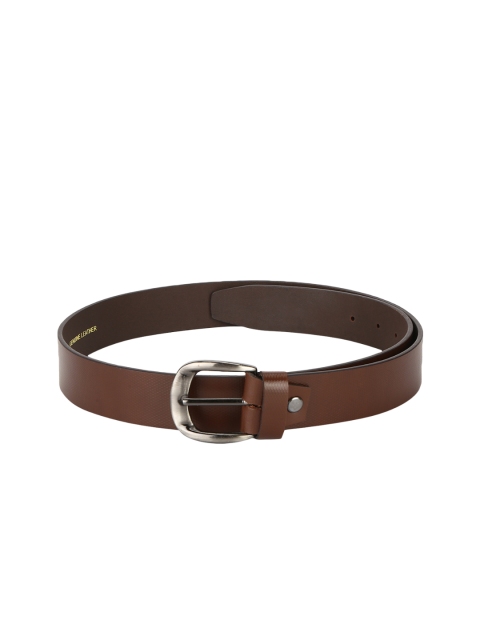

Red Tape Men Brown Textured Leather Belt