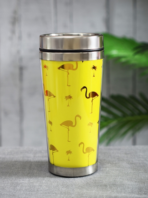 

Archies Unisex Yellow & Silver-Toned Sipper Bottle 500 ml