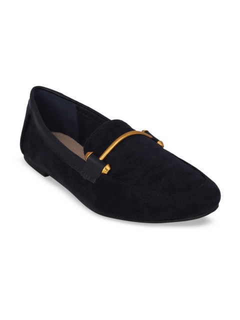 

pelle albero Women Navy Blue Loafers