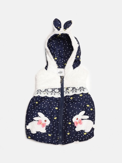 

The Sandbox Clothing Co. Girls Blue Printed Windcheater Jacket