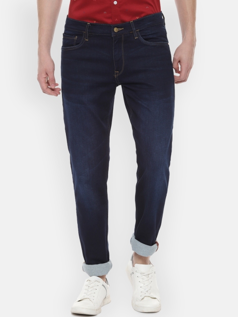 

Solly Jeans Co. Men Navy Blue Skinny Fit Mid-Rise Clean Look Stretchable Jeans