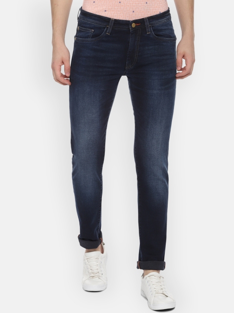 

Solly Jeans Co. Men Navy Blue Skinny Fit Mid-Rise Clean Look Stretchable Jeans