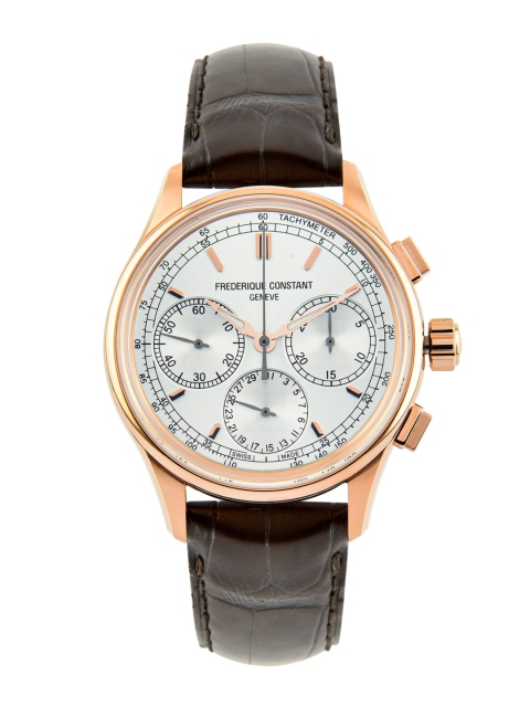 

Frederique Constant Men Silver-Toned Analogue Watch FC-760V4H4