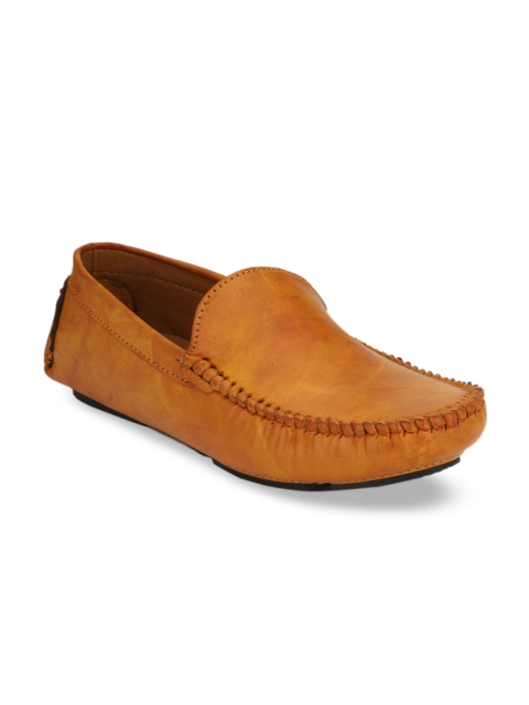 

John Karsun Men Tan Brown Loafers