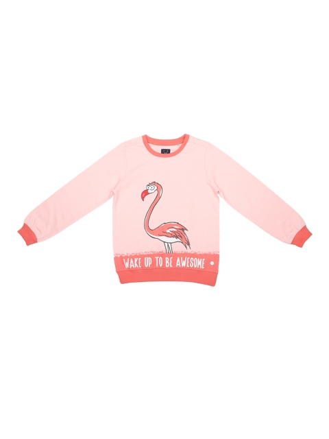 

Allen Solly Junior Girls Pink Printed Sweatshirt