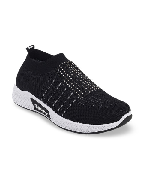 

Kittens Boys Black Woven Design Slip-On Sneakers