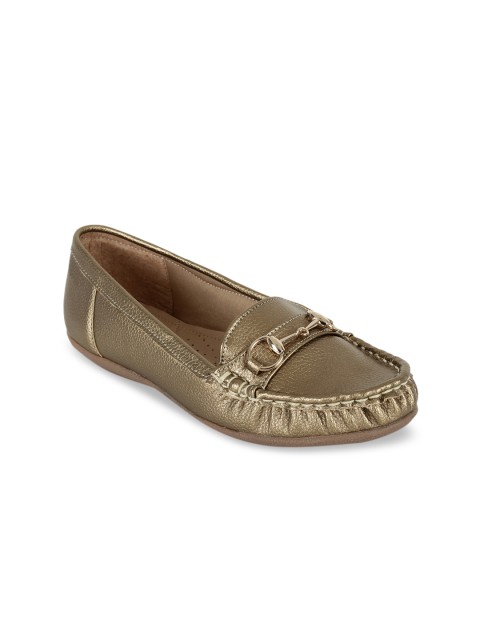 

SCENTRA Women Copper-Toned Solid Ballerinas