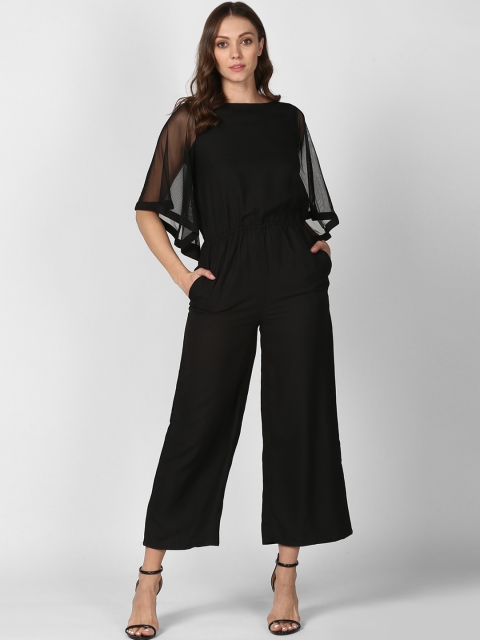 

StyleStone Women Black Solid Basic Jumpsuit
