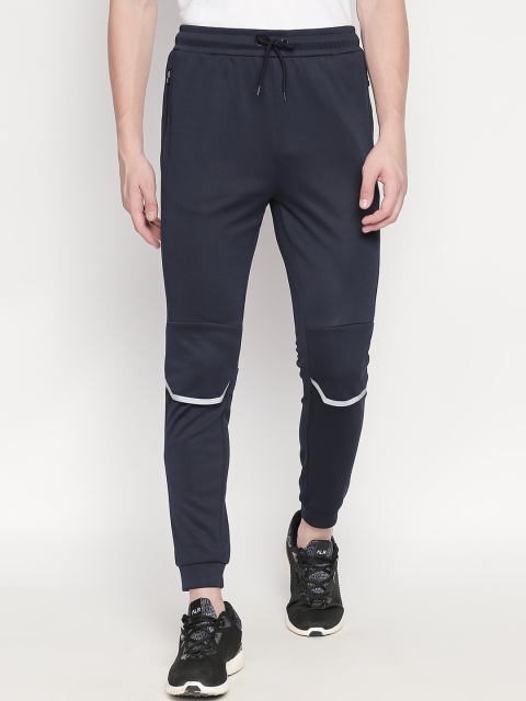 

Ajile by Pantaloons Men Navy Blue Solid Slim-Fit Joggers