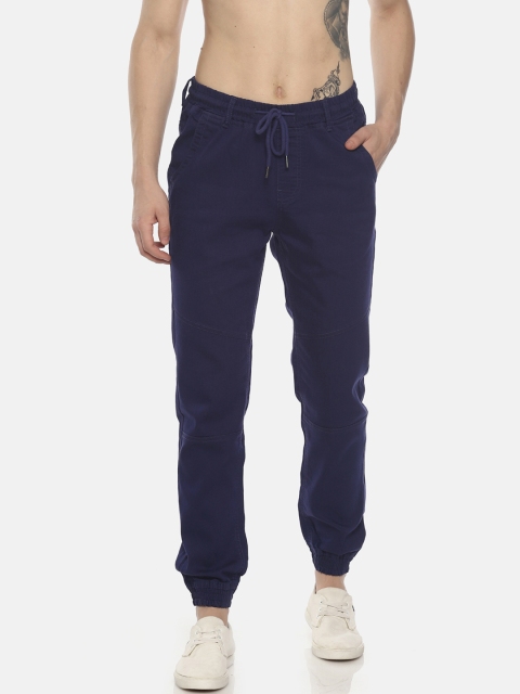 

IVOC Men Blue Jogger Mid-Rise Clean Look Stretchable Jeans