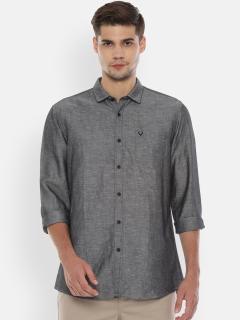 

Allen Solly Sport Men Grey Regular Fit Solid Casual Shirt