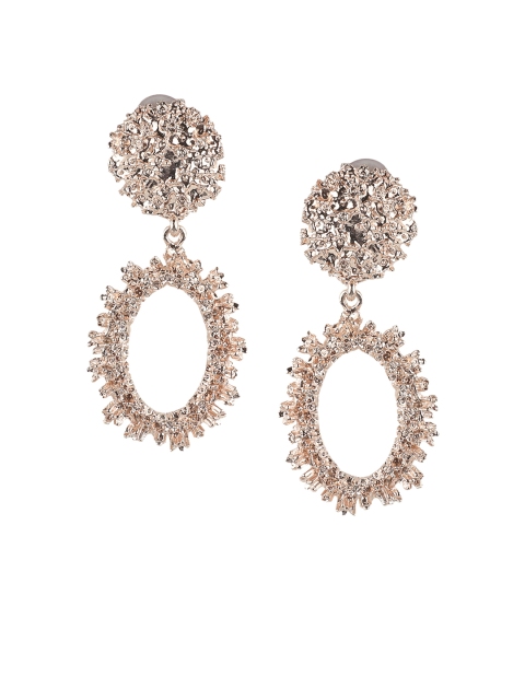 

Kazo Rose Gold Contemporary Drop Earrings