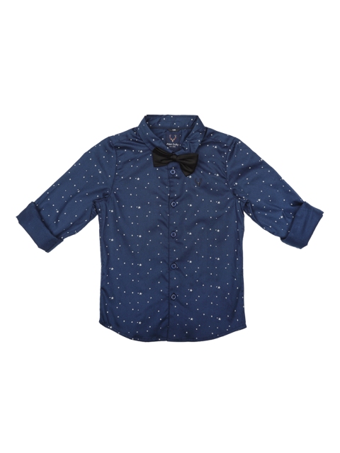 

Allen Solly Junior Boys Navy Blue Regular Fit Printed Formal Shirt