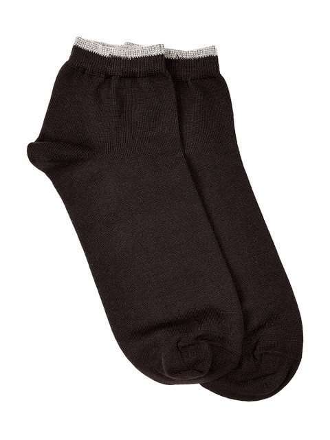 

Park Avenue Men Brown Ankle Length Socks