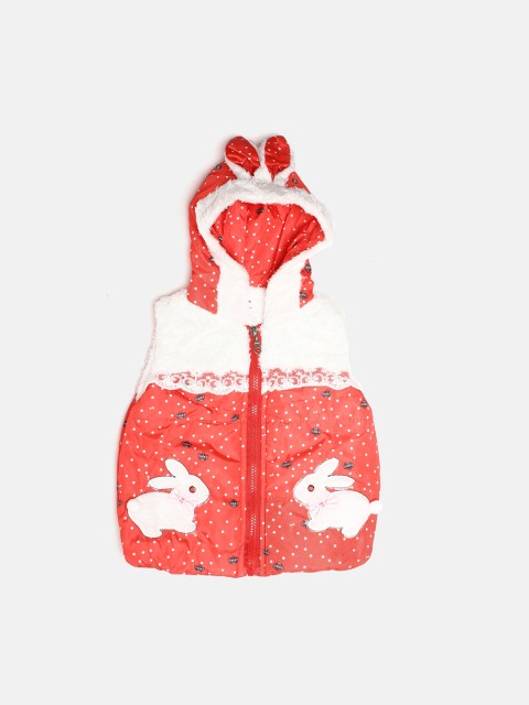 

The Sandbox Clothing Co. Girls Red Printed Windcheater Jacket