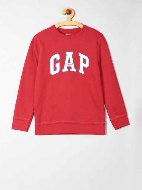 

GAP Boys Red Printed Sweatshirt