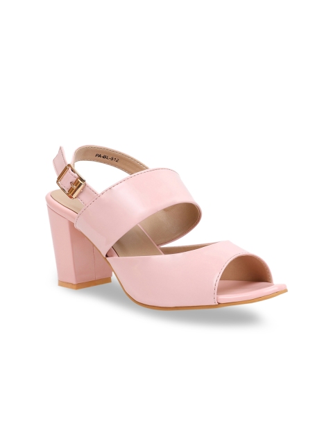 

pelle albero Women Pink Solid Peep Toes