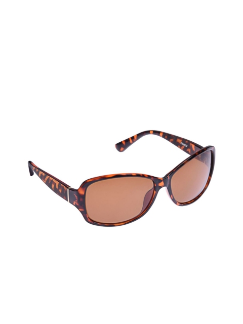 

Steve Madden Unisex Rectangle Sunglasses SM893179TORT, Brown