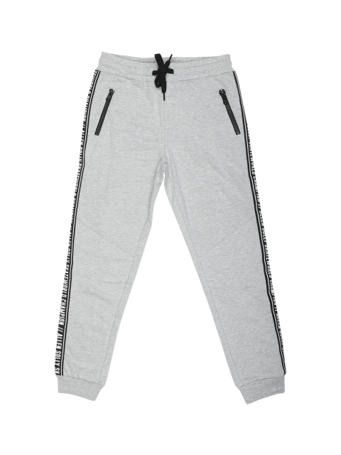 

Allen Solly Junior Boys Grey Solid Straight-Fit Joggers