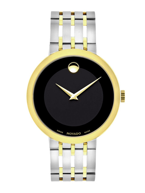 

MOVADO Men Black Esperanza Swiss Made Analogue Watch 607058