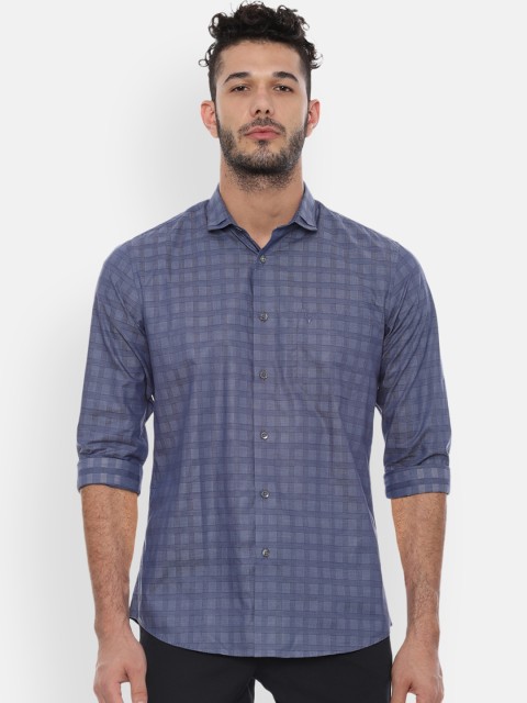 

Allen Solly Men Purple Slim Fit Checked Casual Shirt