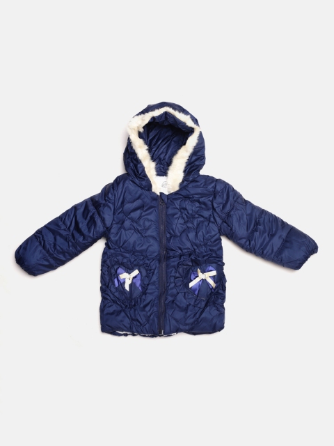

The Sandbox Clothing Co. Girls Blue Solid Windcheater Jacket