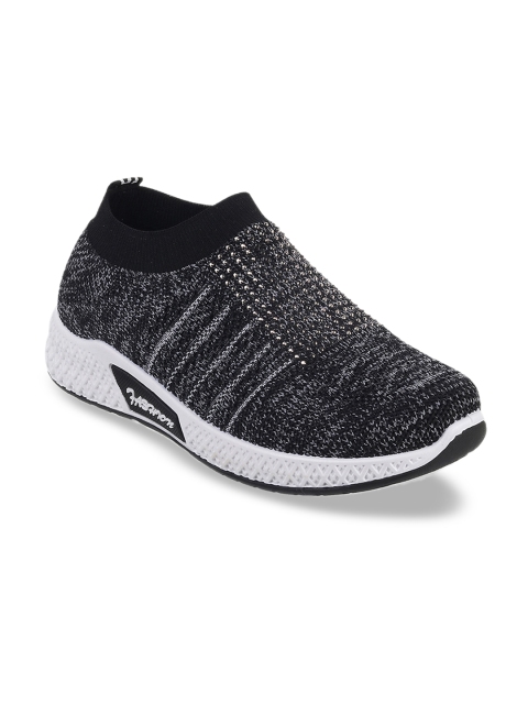 

Kittens Boys Grey Woven Design Slip-On Sneakers