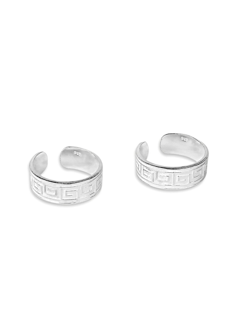 

ZAYN Women Set of 2 Silver-Plated Toe Rings