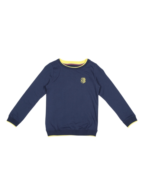 

Allen Solly Junior Boys Navy Blue Printed Round Neck T-shirt