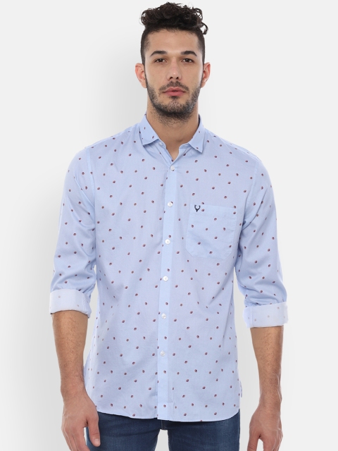 

Allen Solly Men Blue Slim Fit Printed Casual Shirt